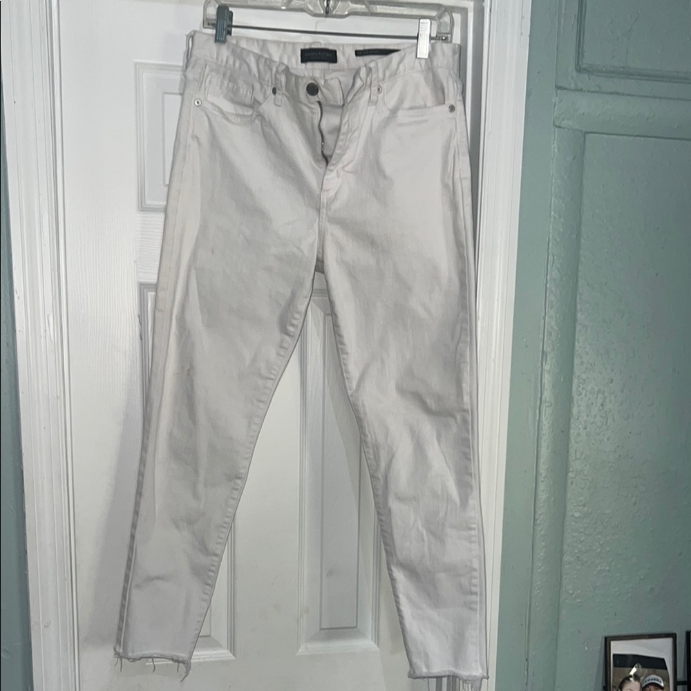 Banana Republic White Skinny Jeans